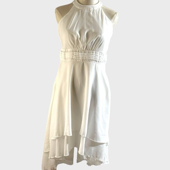Fisoew Women's Halter‎ Neck, Dresses Summer Sleeveless A Line Layered Medium - Picture 2 of 9